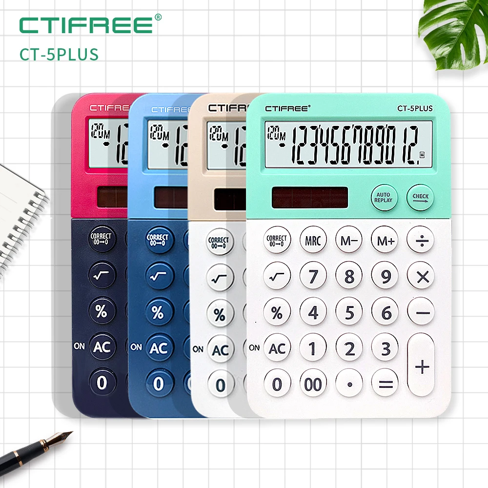 Portable Calculator Home Kids Office Cute Mini Student Portable Computer Small Calculators for Students Calculators Desktop