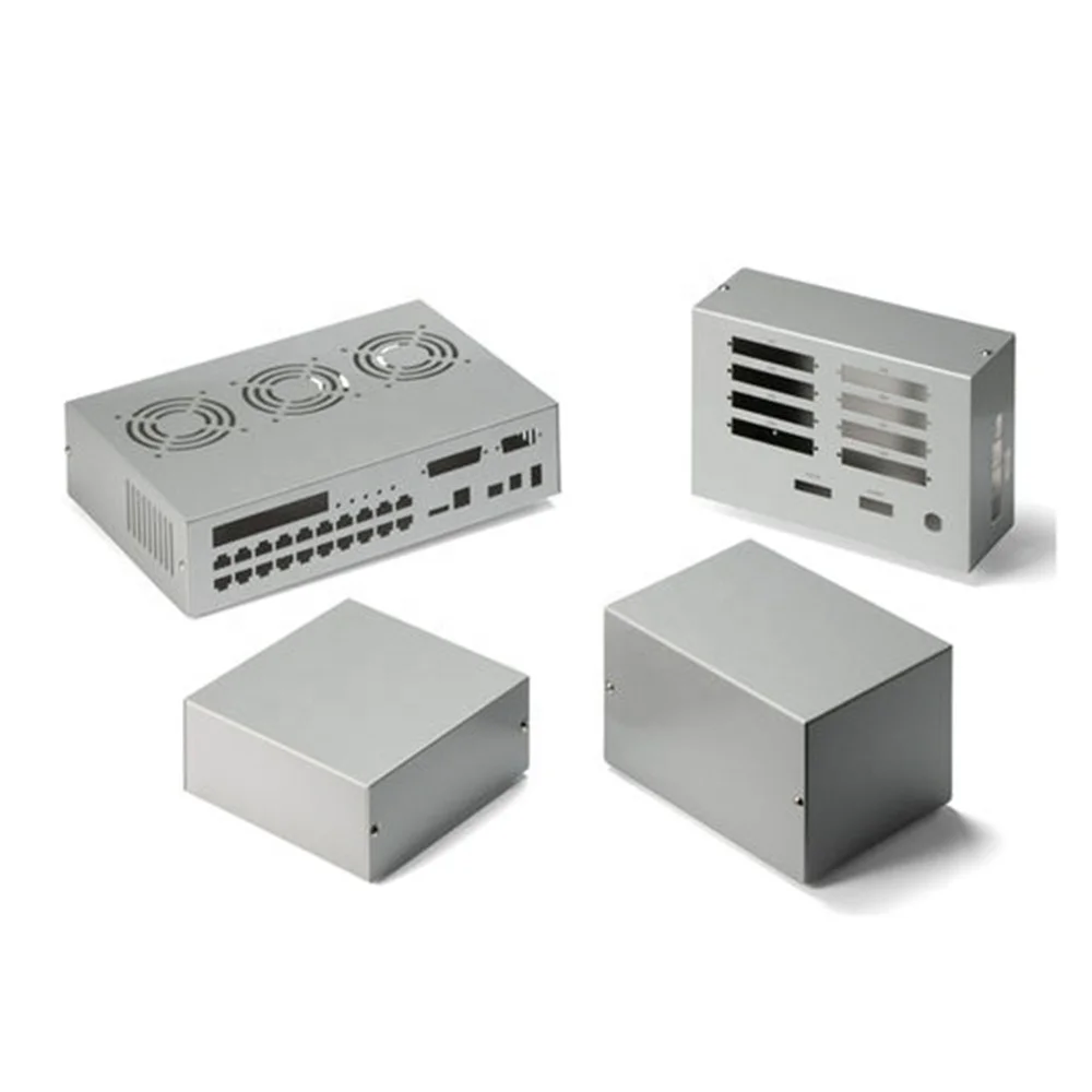 Brass Sheet Metal Cover Shell Housing Prototyping Bending Stamping Fabrication Steel Fabricator Sheet Metal Enclosure