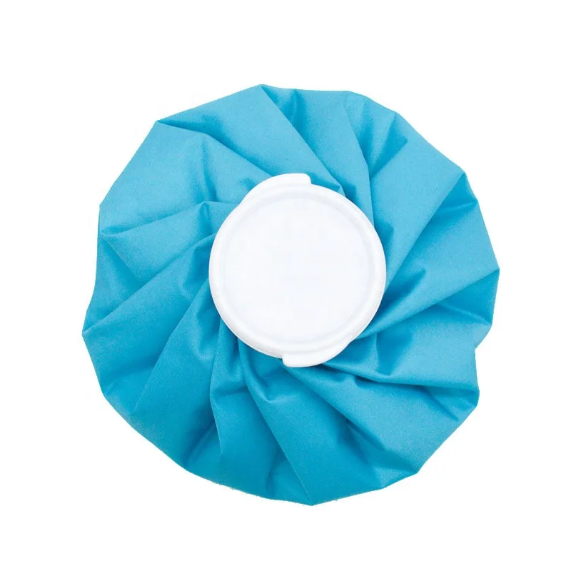 hot selling custom dark blue 9 inch cooler ice bag factory reusable ice cube bags for sports injuries ice pack logo custom