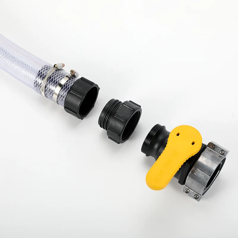 Ball Valve for IBC container S60*6 FEMALE  NPT MALE  DN50 *75MM pipe valve IBC tank coupling VALVE