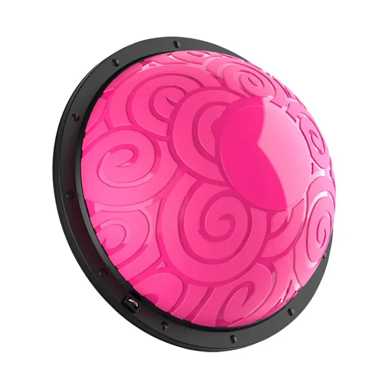 Home Yoga Fitness Balance Exercise Ball With Handle PVC Yoga Half Ball