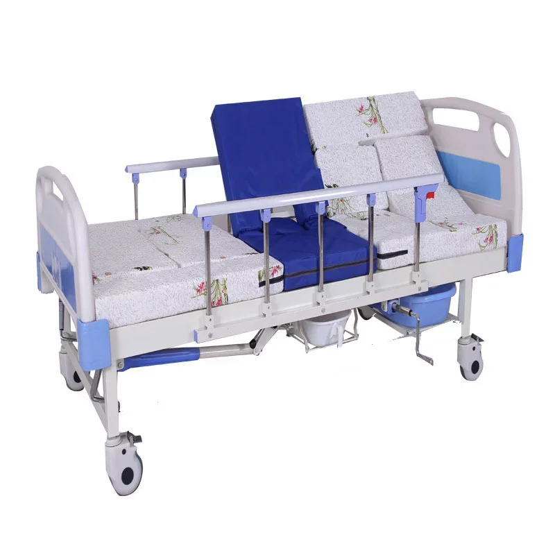 CE ISO Certified Foldable Medical Aged Nursing Home Care Bed for Elderly People