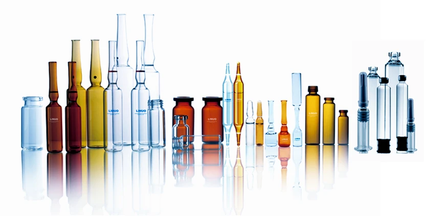 Shandong LINUO pharmaceutical glass packaging 1ml 2ml 5ml 10ml 15ml empty medical glass ampoule for injection / cosmetic