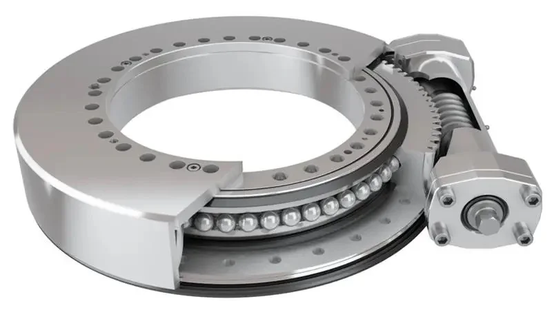 Factory direct sale heavy duty rotating ring no gear ball type slewing bearing