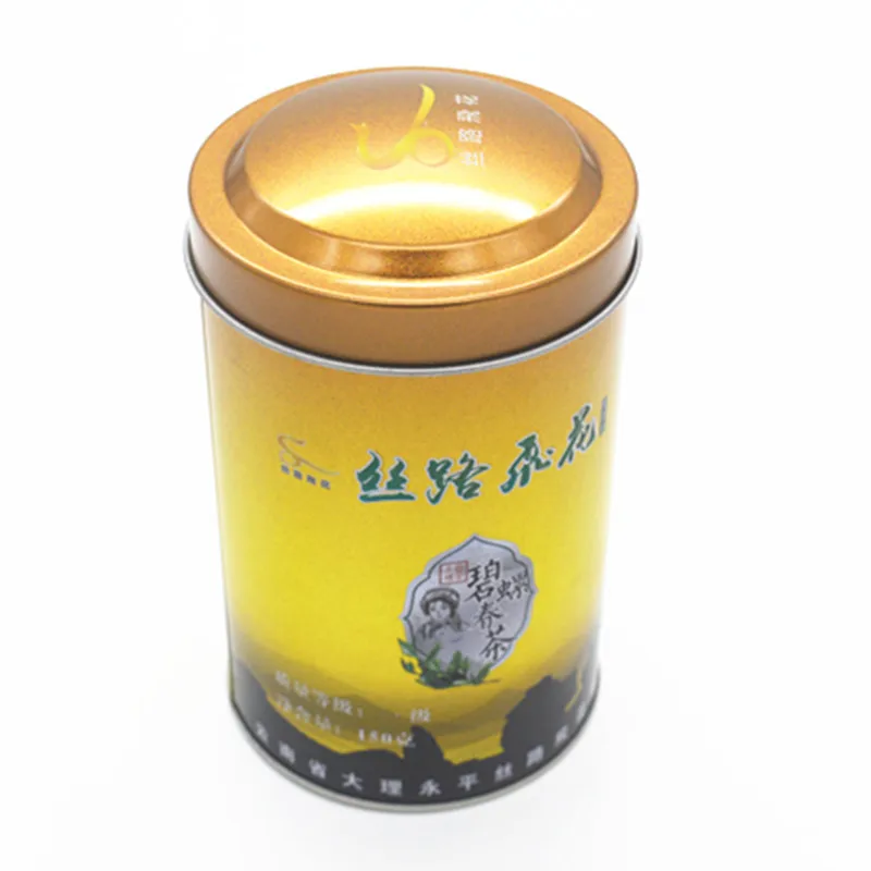 
wholesale can small tea tin container 12oz tin square metal tin empty tea can 
