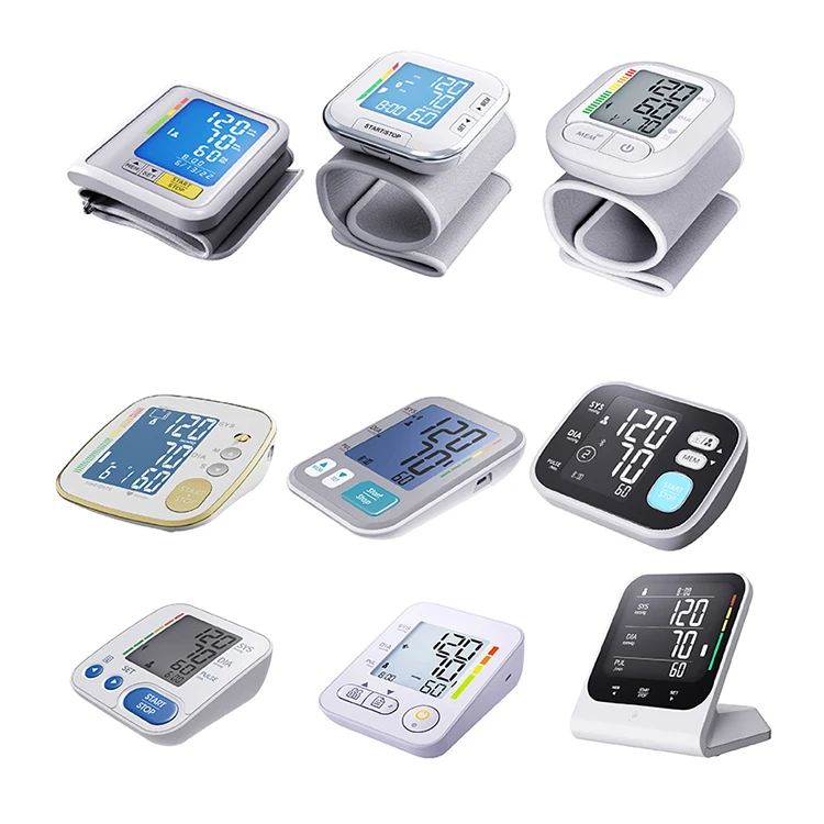 TRANSTEK Medical Supplies Wrist Arm Air Pump BP Check Machine Electrical Digital Blood Pressure Monitor with Voice