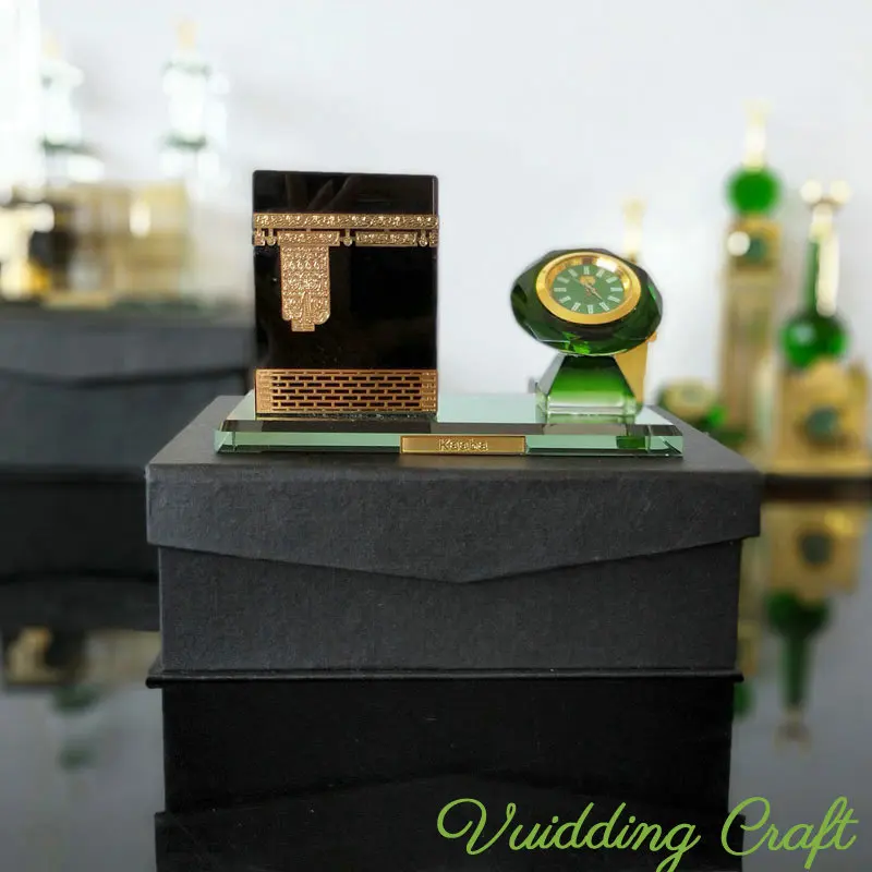 Wholesale Crystal Cut Kaaba Mecca Mosque Ramadan Islamic Gift Muslim Giveaways
