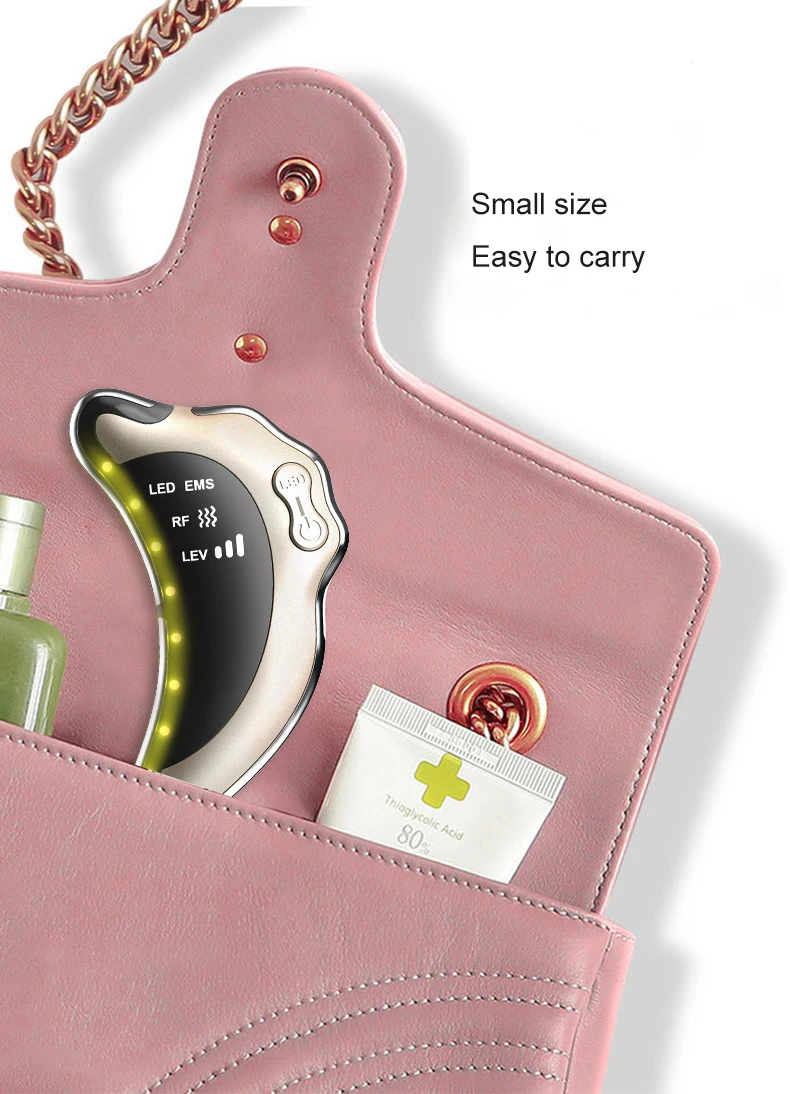 4 in 1 ems micro-current face lift machine electronic gua sha with RF radio frequency ems sculpting machine