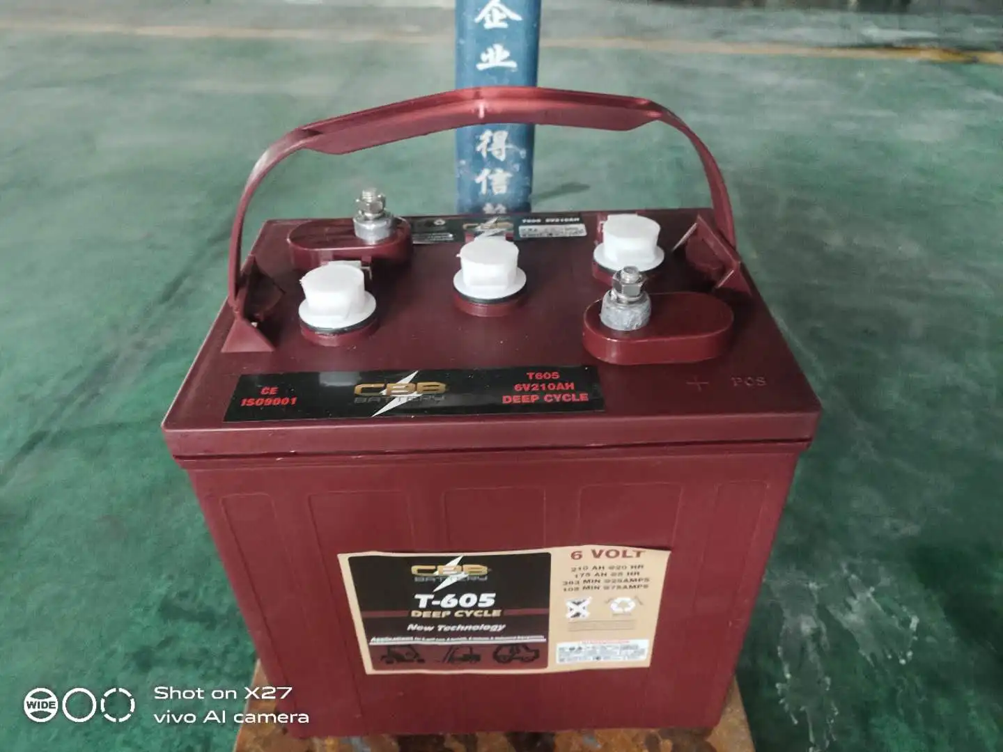 Trojan Batteries for Cleaner 6V 210Ah Deep Cycle Battery T605 deep cycle tubular battery