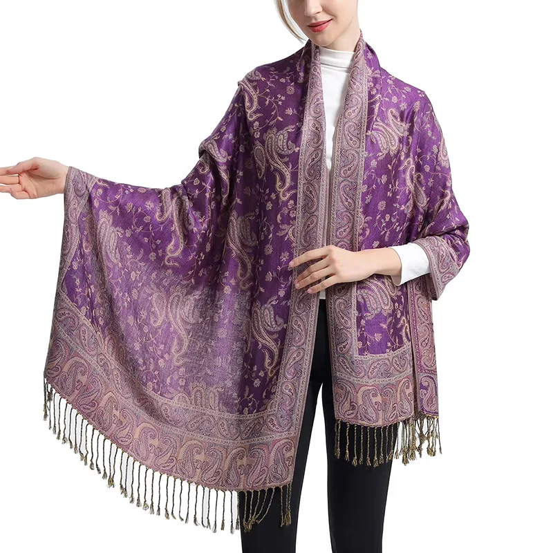 ZGBROTHERS 190cm Long Muslim Cashmere Shawl Female Foulard Soft Turban Head Wraps Women Headband Bohemia Pashmina Hijab Scarf