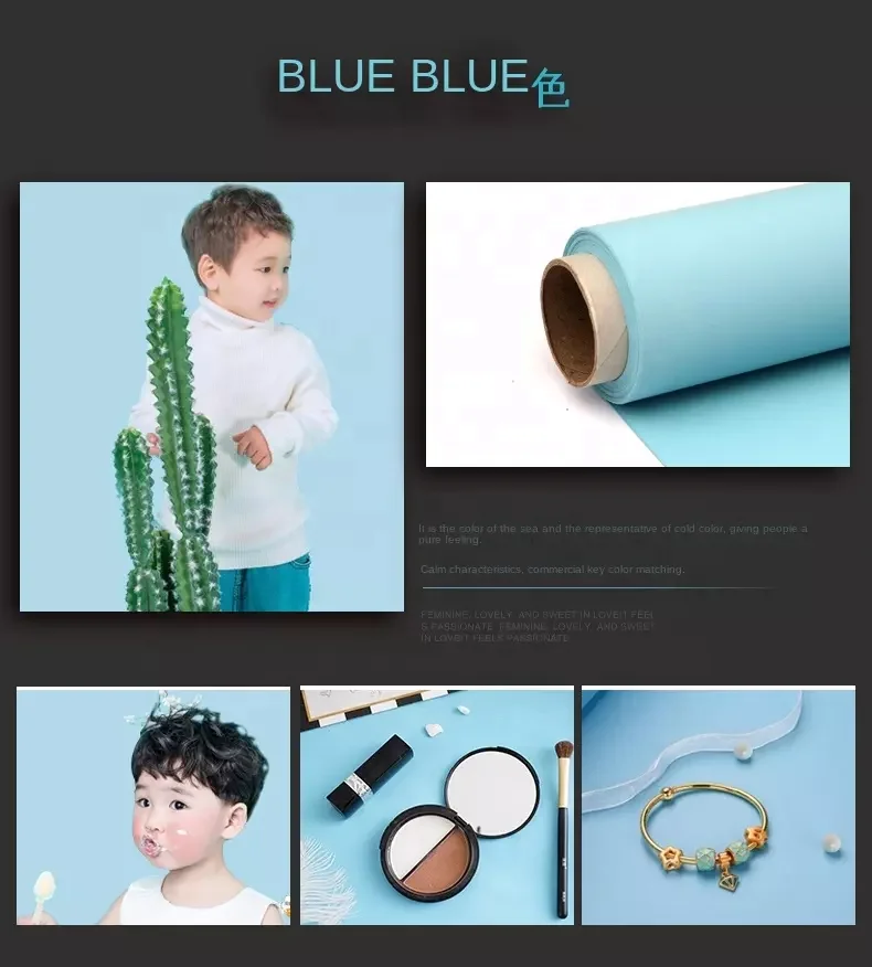 2.72x11m Roll Photography Studio Photo Shoot Backdrop Solid Color Seamless Background Paper Props Backdrops Paper
