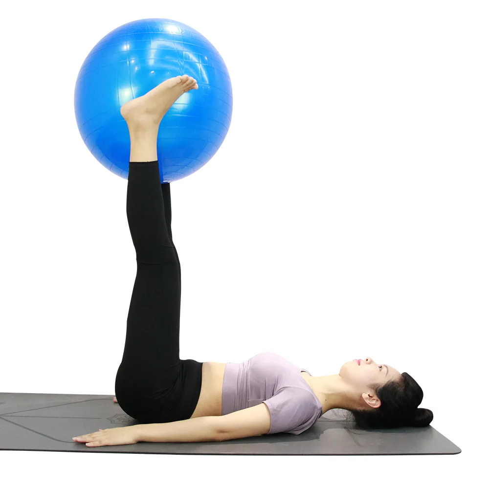 Anti Burst Thickening PVC Yoga Ball GYM Exercise Non-Slip Smooth 55cm 65cm 75cm Yoga Ball