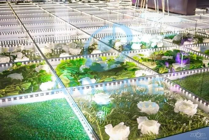 Acs New item  flower dance floor wedding Dance Floor for wedding banquet hire new yor