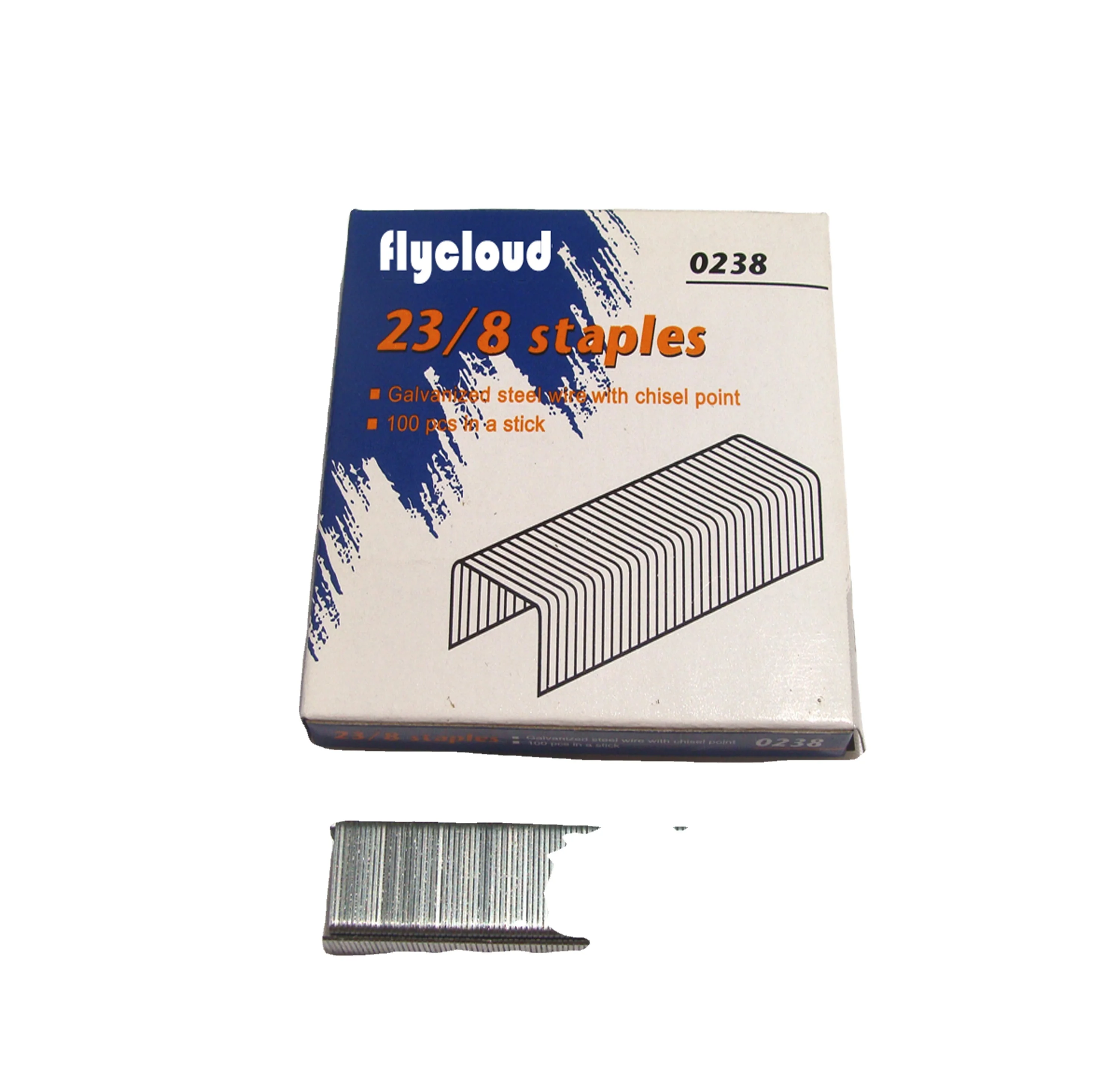 OEM cheap 23/6 23/8 23/10 23/15 High quality china stainless steel metal office staples 24 6 factory heavy duty staple pin