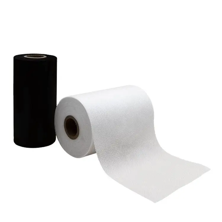 Thickness RPET Spunbond Non Woven Fabric Cloth Roll With Beautiful And Clear Lines