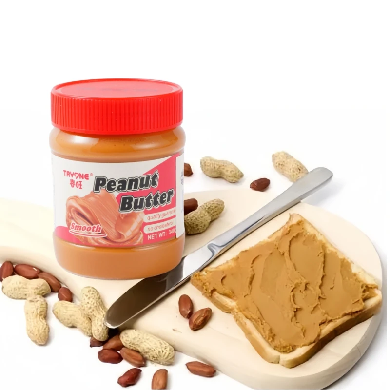 food grade 9oz12oz PET plastic sauce container jam cream peanut butter packing jars