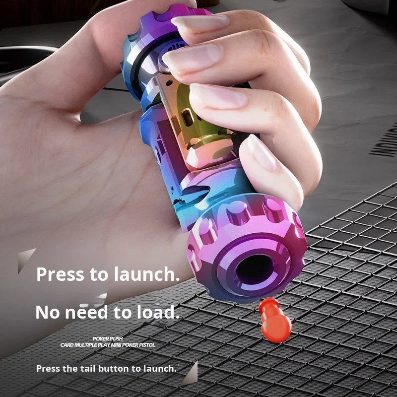 Пластиковая ударно-волновая пуля агента для электроники унисекс Вращающийся складной Запуск 50-100 с/с