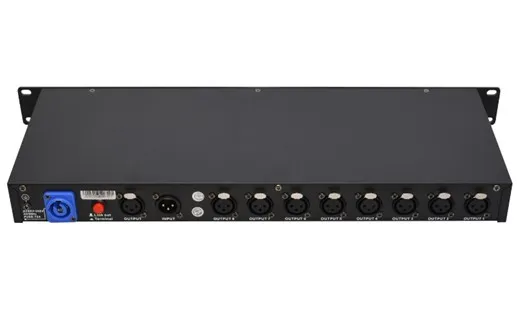 Eight way DMX distributor stage lighting system equipment