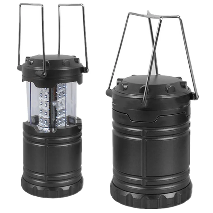 Bright 30LED Camping Lanterns Battery Powered Telescopic Hanging Portable Lanterns for Outdoor Camping Hiking