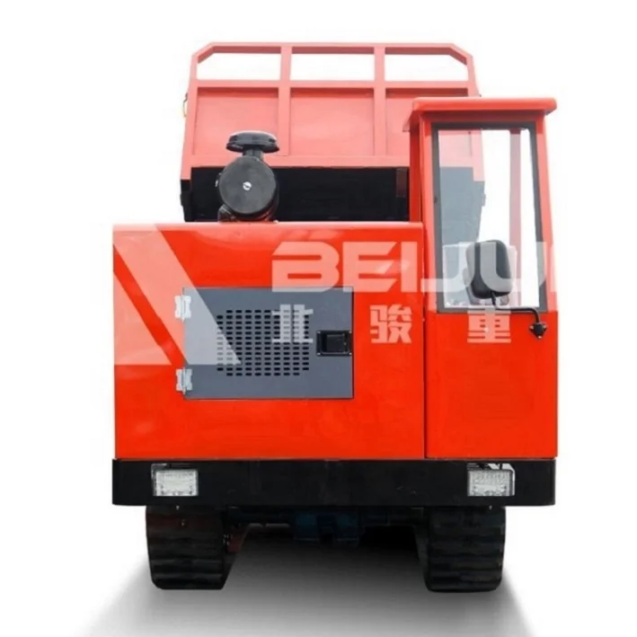 Fully Hydraulic 6t 8t 10t 12t Tracked Portable Crawler Dumper For Swamp