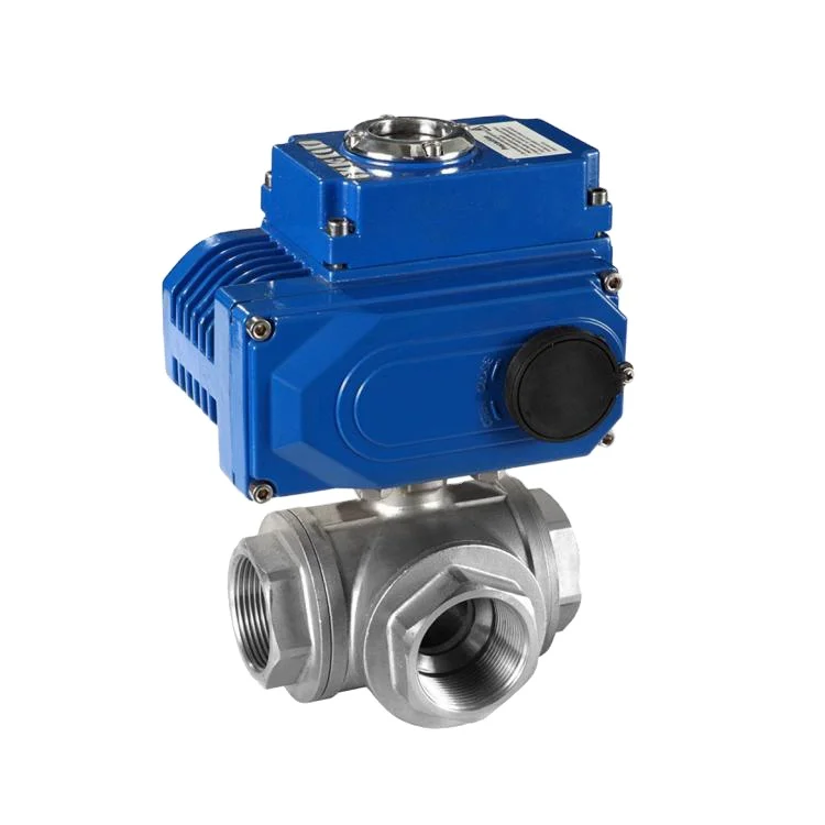 It can be equipped with pneumatic and electric three piece stainless steel ball valve medium natural gas