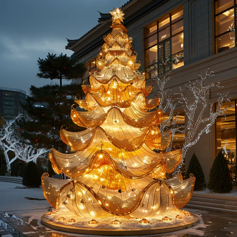 Factory Direct Wholesale Artificial Christmas Tree High Quality Led Christmas Tree Theme Lights