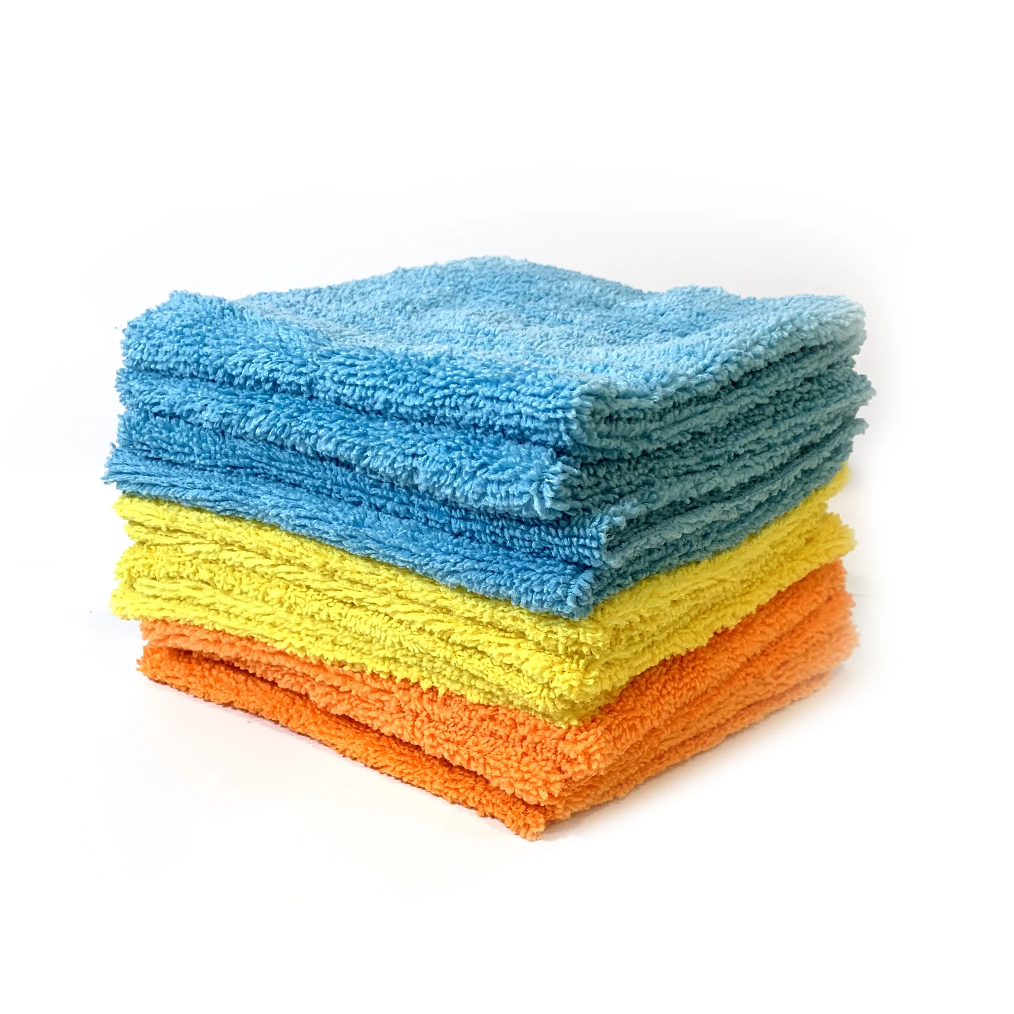 High quality multipurpose edgeless roll rolled microfiber cleaning towel