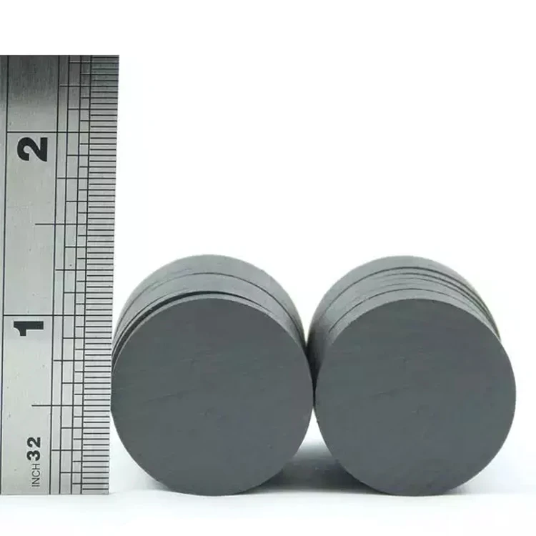 Wholesale Price China Good Quality Y35 Y40 Y30 Strontium Power Magnet Barium Flat Round Ceramic Disk Disc Ferrite Magnet