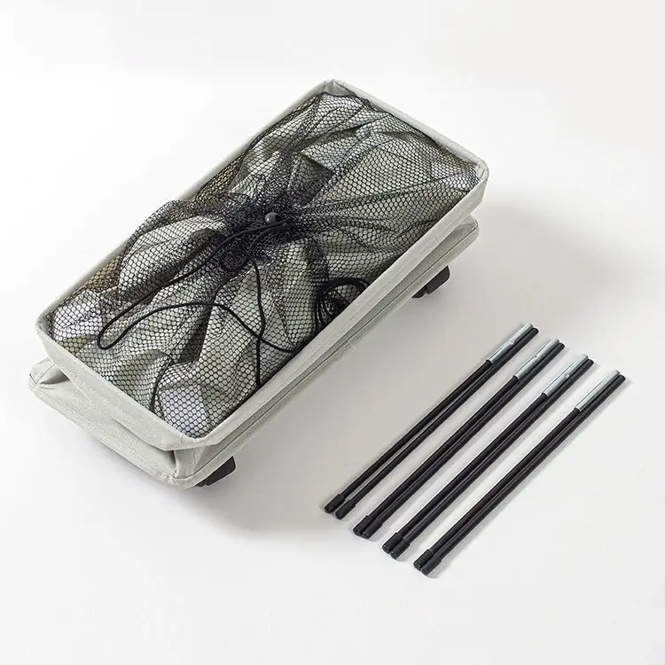 Foldable Laundry Hamper with Handle Sports equipment Basket on Wheels