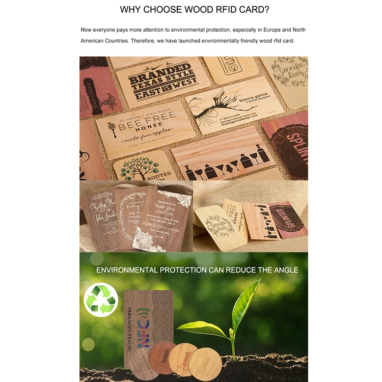 Rfid Encoder Cards Printable Key Hotel 1k 13.25mhz Blank 125 Khz Rewritalbe Bussiness Pvc 125khz Price Bamboo Wood Card