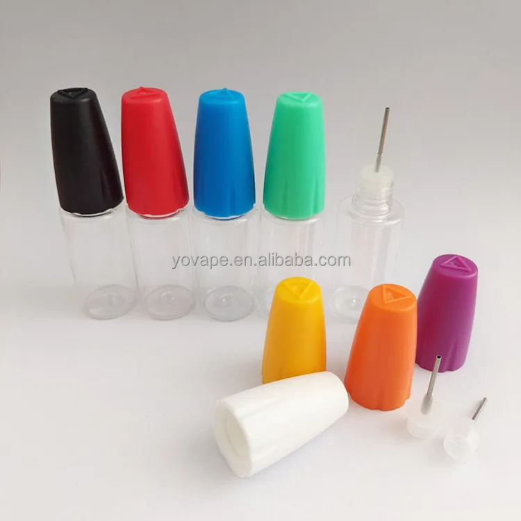 Dispensing Squeeze Valve Slide childproof cap 10ml 15ml 20ml 30ml Rotor Linkage sewing oil clear PET steel needle tip cap bottle