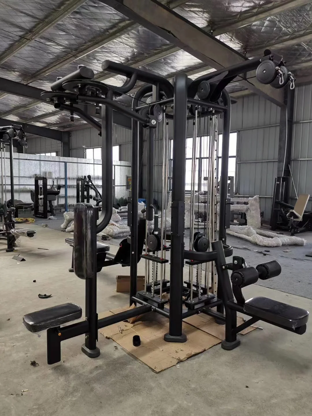 Best selling fitness equipment multi functional trainer FTS /Multifunction Smith Machine & Cable Crossover