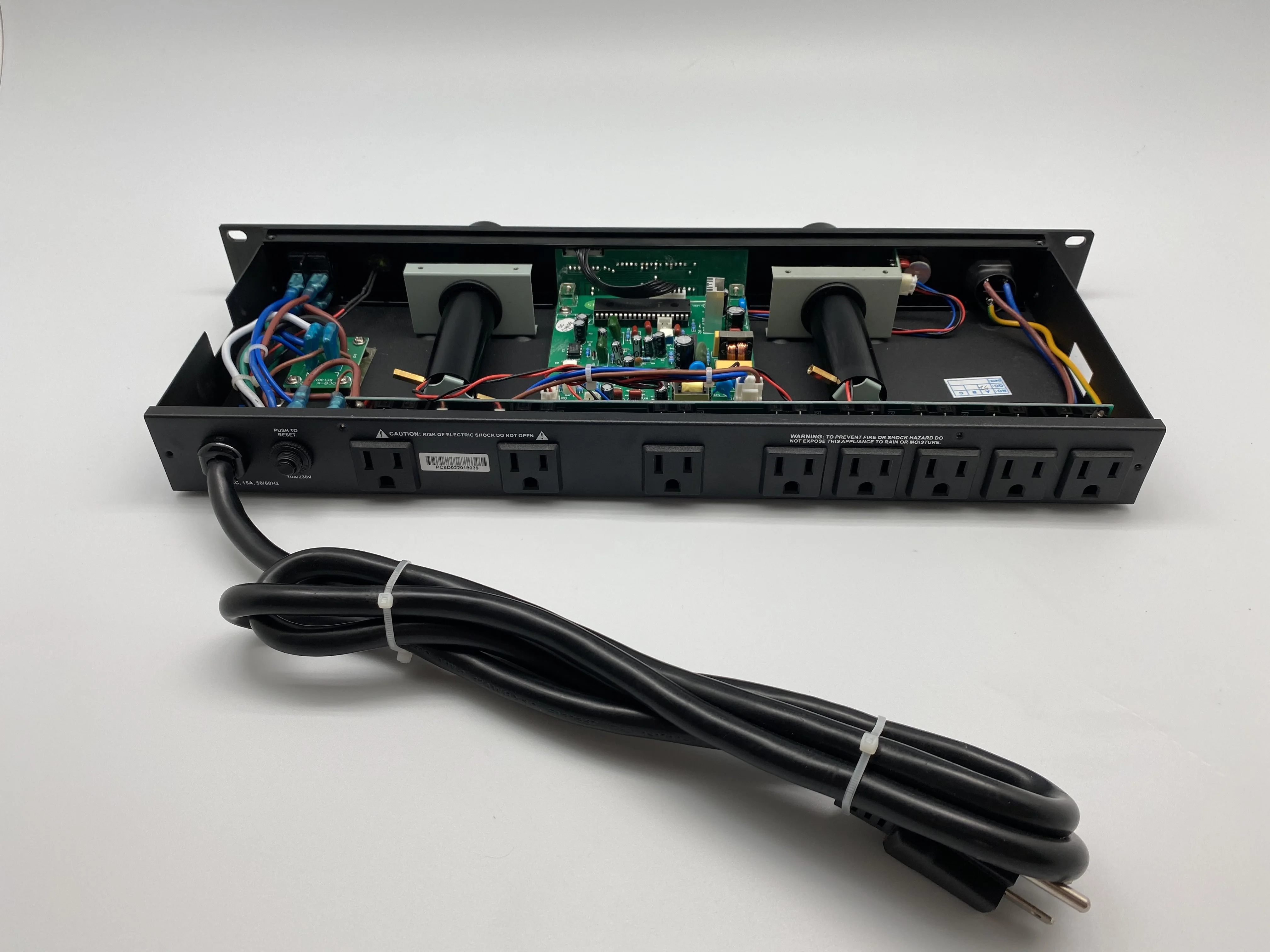 AODA Pro аудио PC-8D Профессиональный распределитель питания процессор наружная сторона цифровой светодиодный вольтметр 8 каналов выходов 50