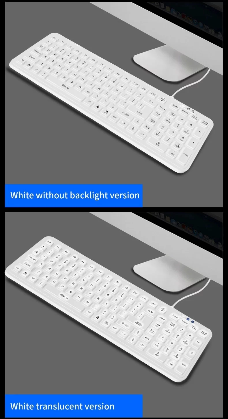 2021 New Product Keyboard Manufacturer Oem/ Odm Usb Port Flexible Cable Wireless Numeric Keyboard