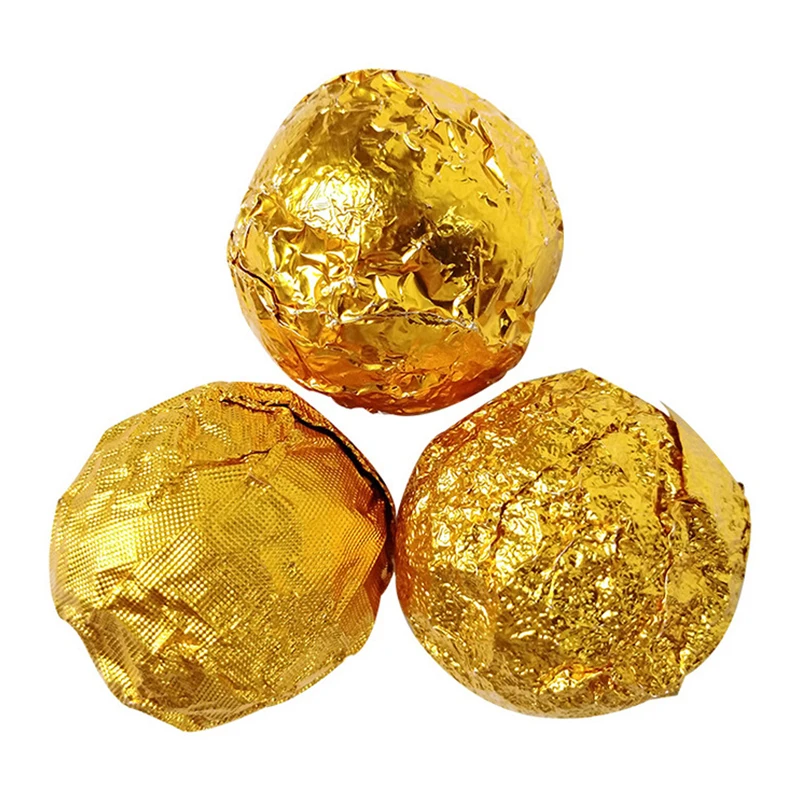 Hot 100 PCS 10*10cm/8*8cm/15*15cm Chocolate Foil Wrapping Paper Food Packing Candy Bar Decorative Aluminum Foil Food Tin Wrapper