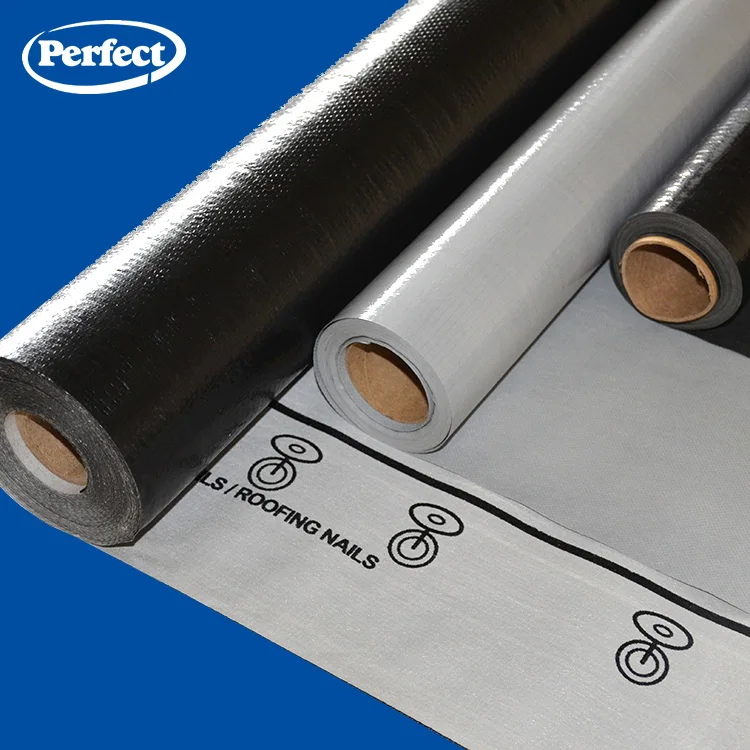 Waterproof synthetic roof underlayment self stick roofing membrane modified sbs roofing underlayment usa approved