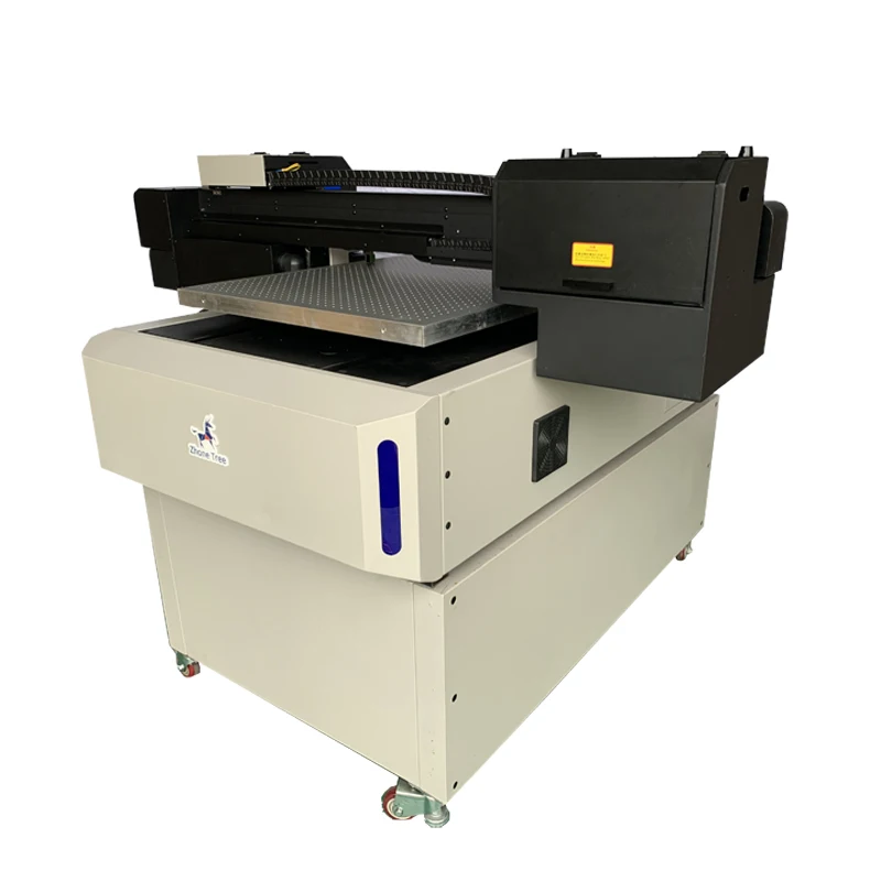 ZT-6090X uv printer inkjet flat bed uv led printing machine cheap small a2 a3 a4 varnish digital flatbed uv printer 6090