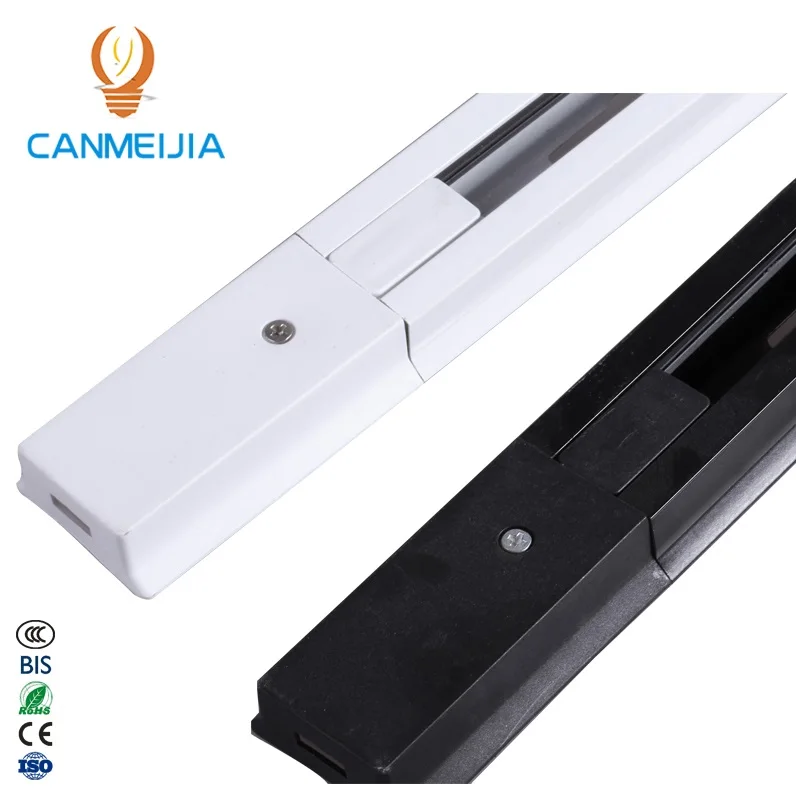 0.5M Track Light Rail  / T L Straight Connector Track Light Box In Detail Link Track Lighting Accessories