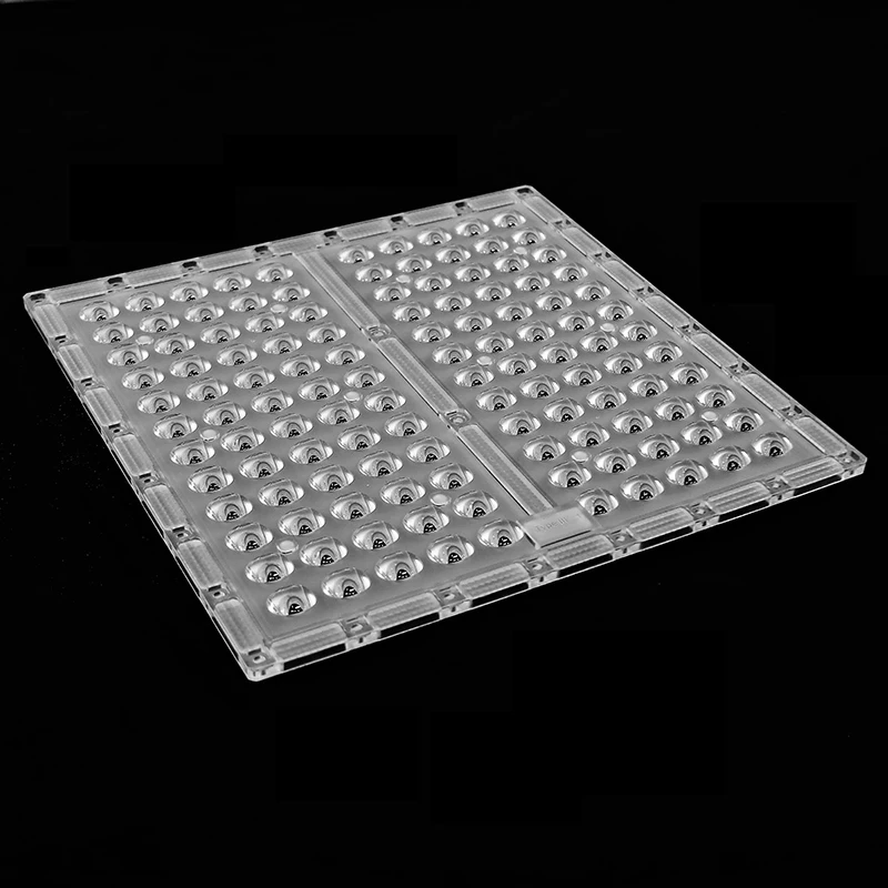 High Efficiency Shoebox Light Lens IP65 400W Led Street Light Lens  with TypeIII-S Optical