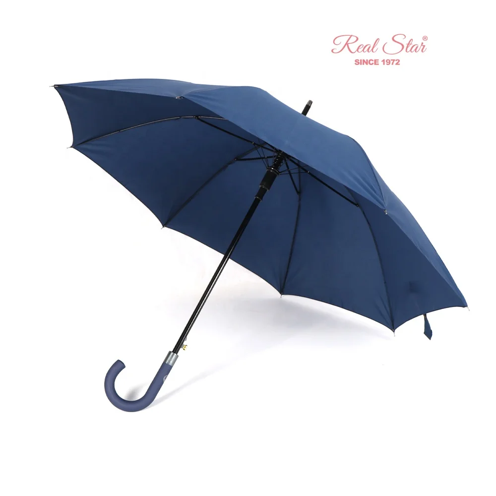 RST Wholesale Cheap Low Price Plain Color Custom Umbrella Straight Auto Open Umbrella