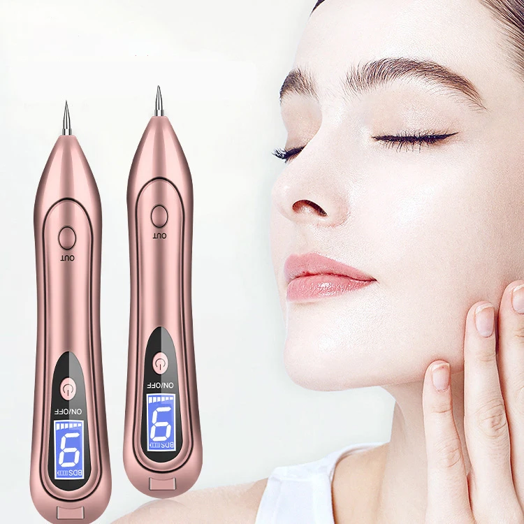 Portable Skin care home usage Skin spot mole removal Mole removal pen with Multiple Needles
