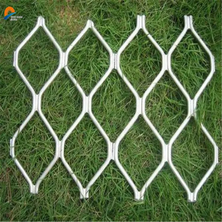 Decorative aluminum diamond mesh security grills for doors
