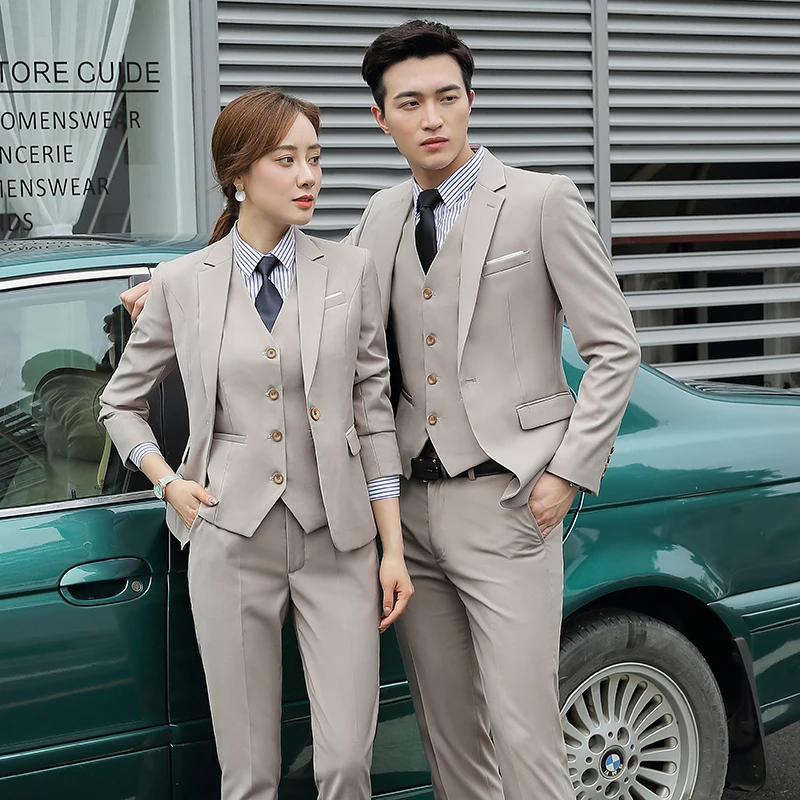 High-end business suit suits for men and women with professional suits, lawyers and teachers, fashion suits and overalls