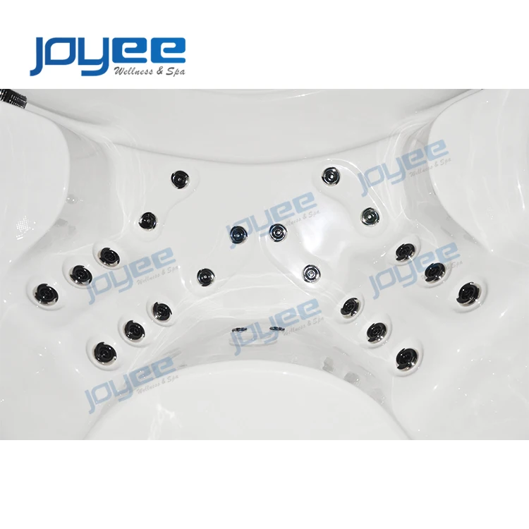 JOYEE factory cheap prices 8 10 persons garden outdoor Endless jet swimming pool spa large swim spa with jacuzzier
