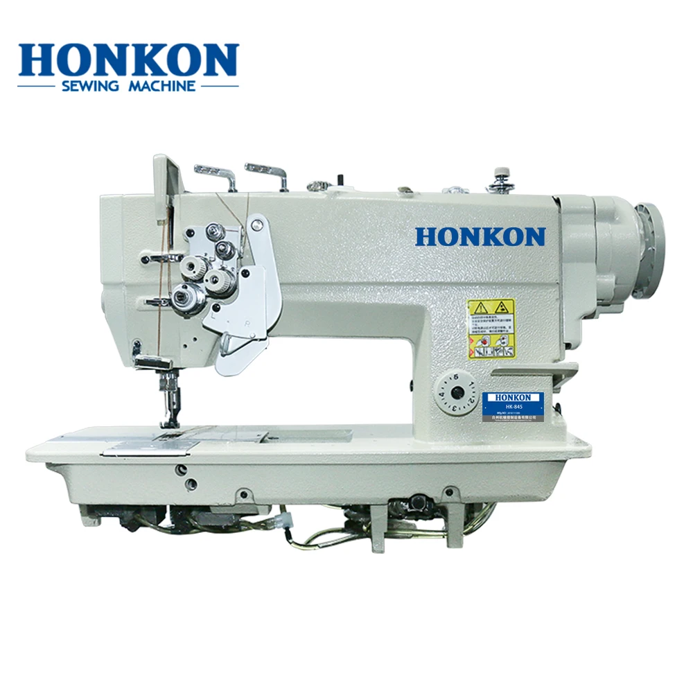 С большой крюк HK-872D высокоскоростной twin игловая швейная машина с фунцкией шитья закрытых стежков применимо к швейным рубашки для мальчиков