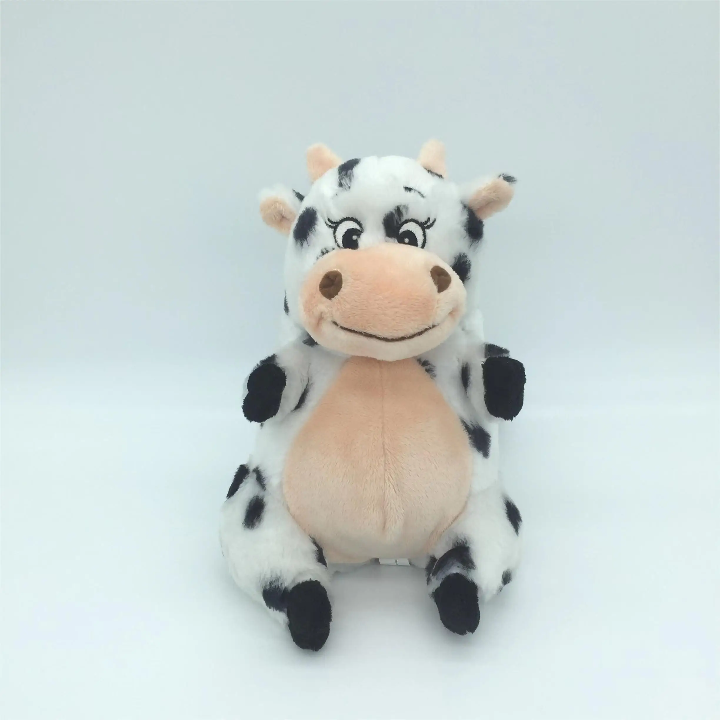 Cuddly Stuffed Cow Cattle Plush Cow Toy OEM/ODM Farm Animals Soft Toys