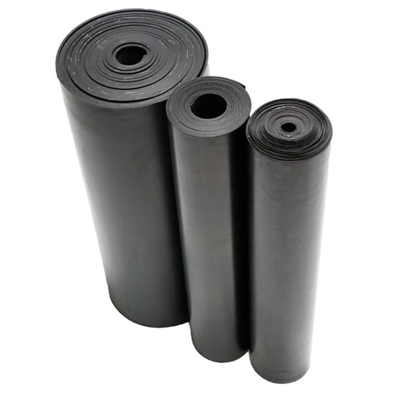 Chinese factories produce high quality black industry CR Neoprene Rubber sheet floor roll