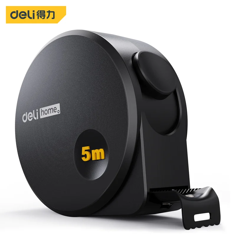 Deli HT8519 инструменты 1 шт. 3/5 м черный стальной материал измерительная лента многофункциональная Бытовая