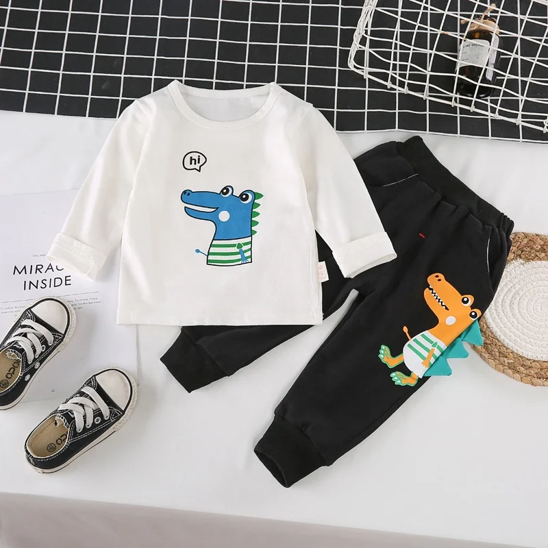 Wholesale A Line Arabic Children Pattern Free Hand Embroidery Designs A three-piece baseball suit baby boy clothes set