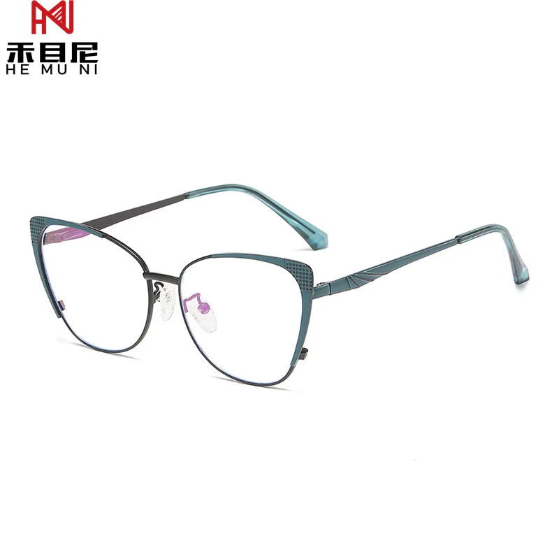 7151 2023 Cat Eye Glasses Frame Blue Light Blocking Glasses Ladies Tr90 Eyeglass Frame Glasses For Computer Anti Blue Light